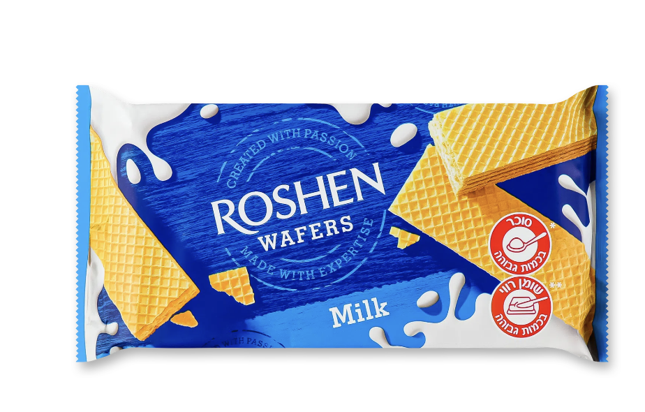 Вафлі Roshen Wafers молоко 216г